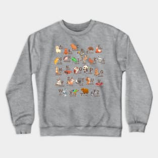 Alphabet Animals Crewneck Sweatshirt